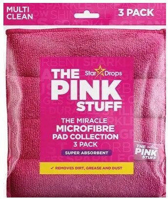 Reinigungstücher Pink Stuff Mit Mikrofasern Pink 3 Stück