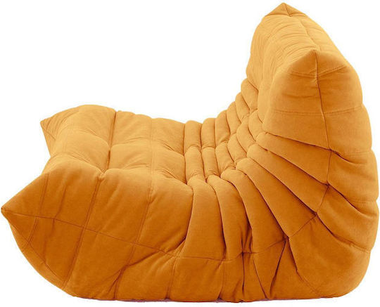 Togo Doppelsitzer Sofa Gelb 132x102x70cm