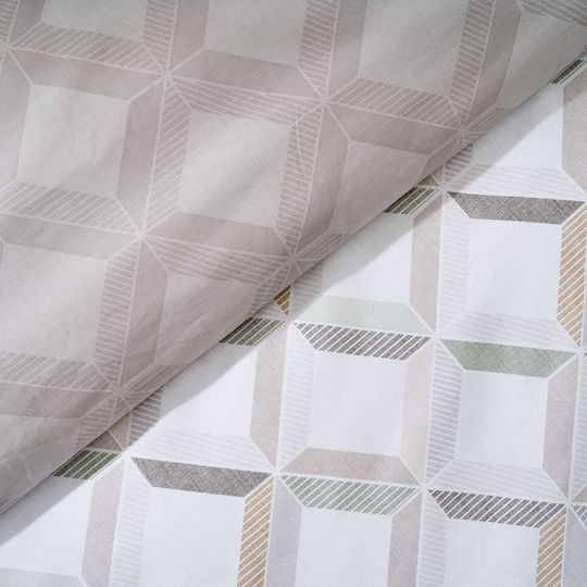 Vesta Home Πάπλωμα Μονό 160x230εκ. Rombi-1 Μπεζ 11.5 togs