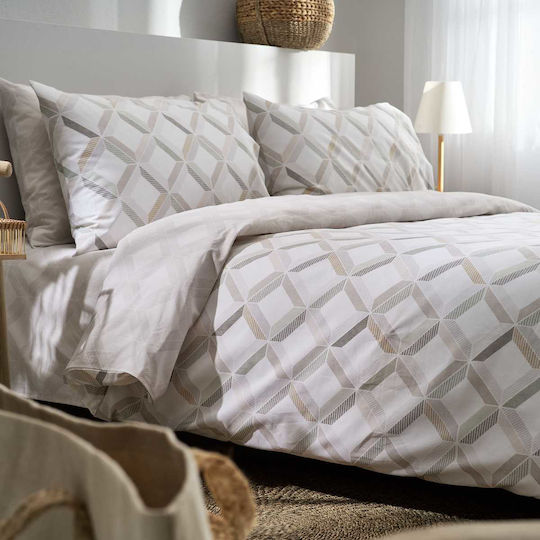 Vesta Home Πάπλωμα Μονό 160x230εκ. Rombi-1 Μπεζ 11.5 togs