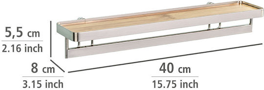 Orion Wall Shelf Bamboo Grey