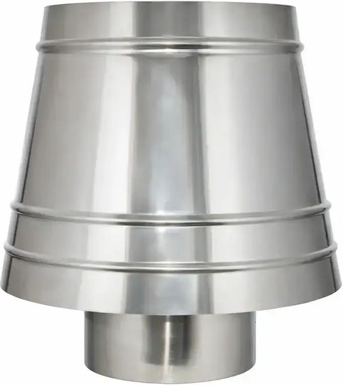 Chimney Pipe Crown Bell Inox Diameter 250