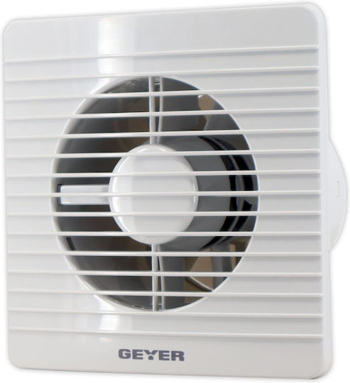 Geyer Wall-mounted Ventilator Bathroom 125mm White