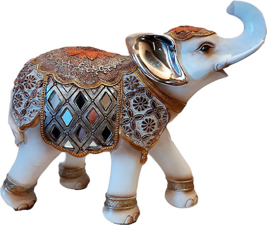 Karvounis Decorativ Elefant din Polirășină 15x17cm 1buc