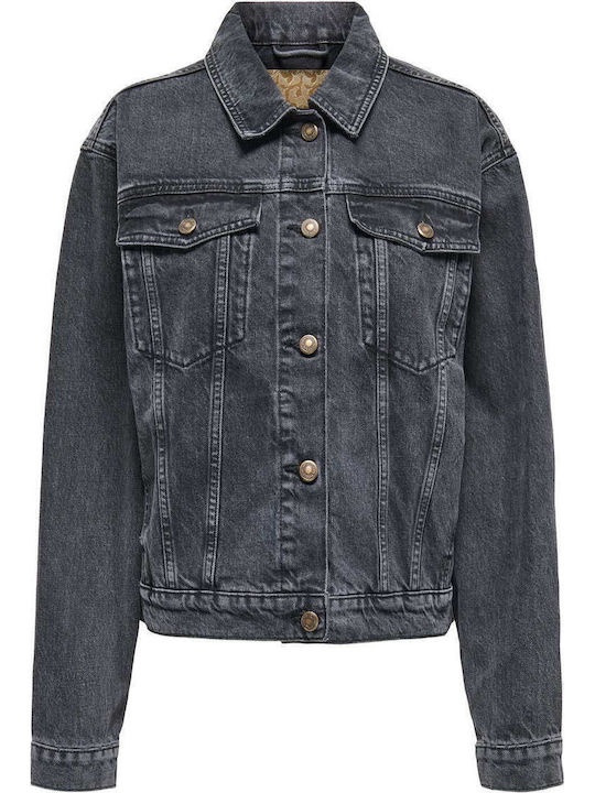 Women's Jacket for Spring - Autumn Washed Black