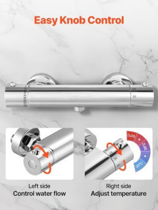 Vevor Mixing Shower Shower Faucet Thermostatic Vevor Mixing Shower Shower Faucet Thermostatic