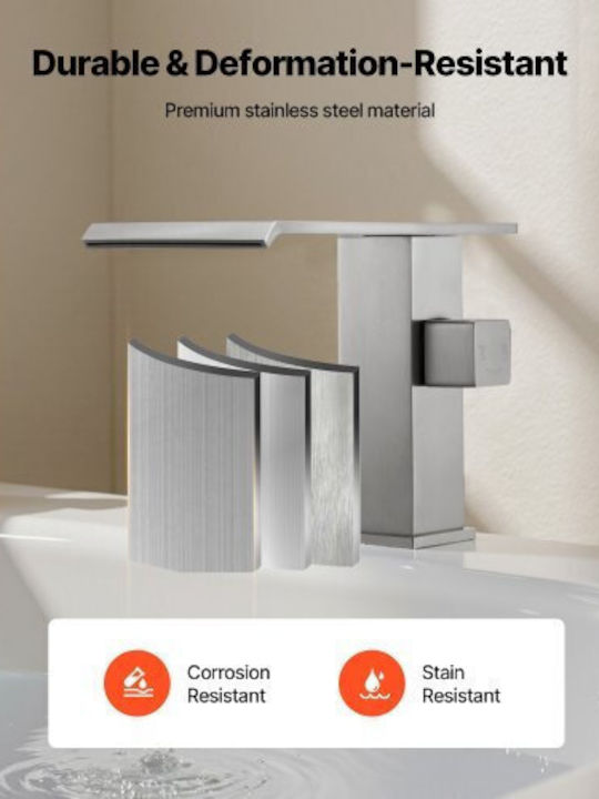 Vevor Mixing Bathtub Shower Faucet Gray
