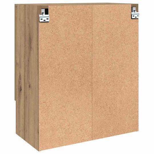 vidaXL Bathroom Cabinet L60xW31xH70cm Brown