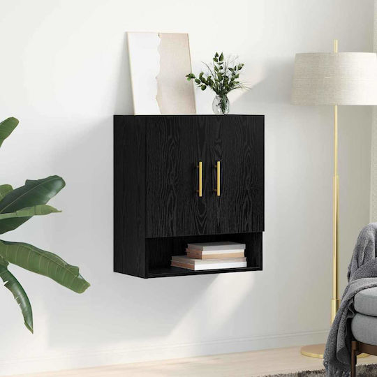 vidaXL Bathroom Cabinet L60xW31xH70cm Black