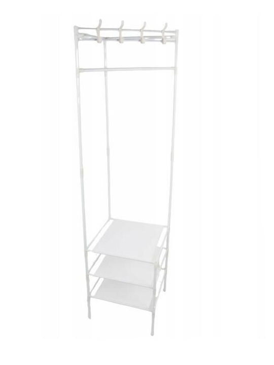 Verk Group Κρεμάστρα Δαπέδου από Μέταλλο Μαύρη 42cm