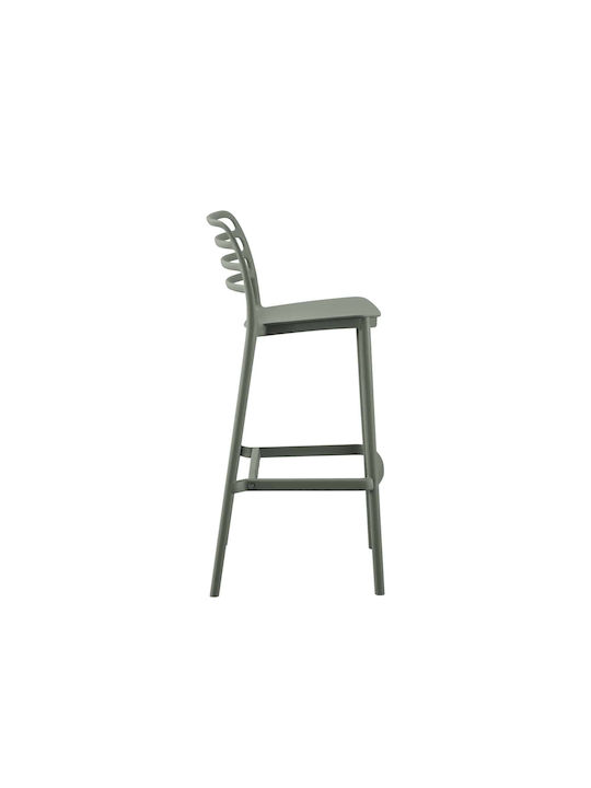 Stool for Bar Outdoor Olive Green