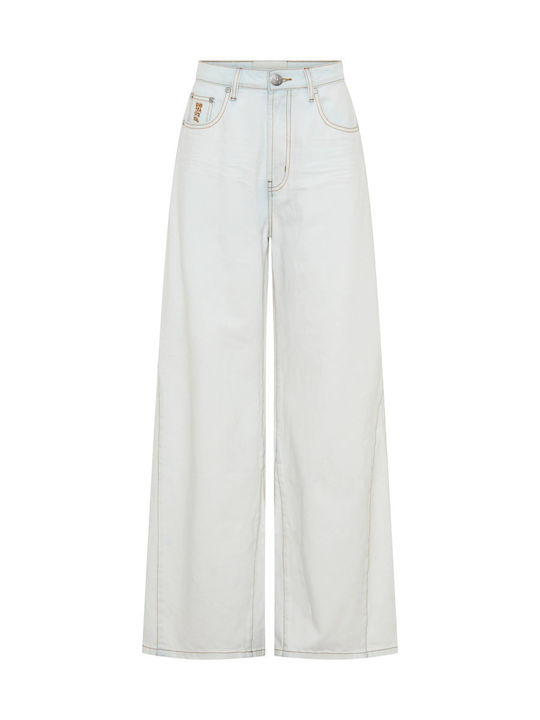 Γυναικείο Jean Παντελόνι Καμπάνα σε Bootcut Εφαρμογή Λευκό