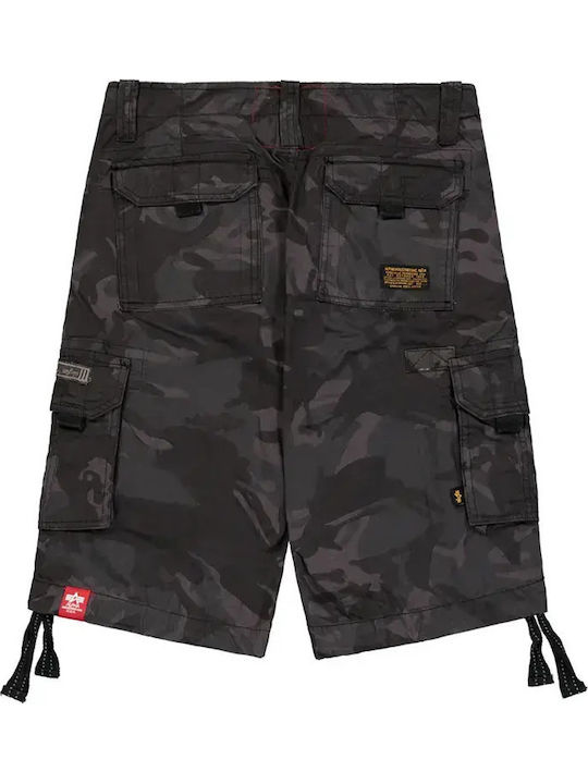 Herrenshorts Black Camouflage