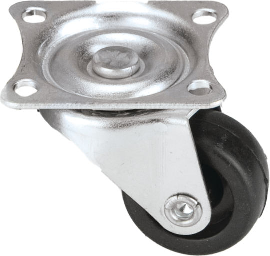 FFG Roata de mobilier din Metal în Culoare Negru