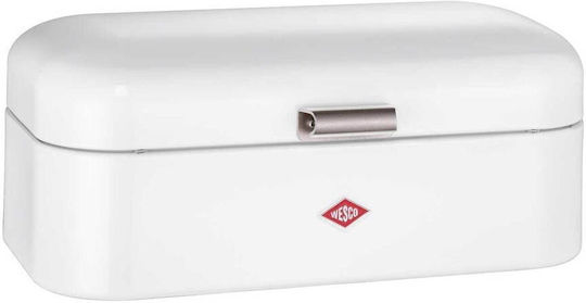 Wesco Brotkasten mit Deckel Metallisch Gray 42x17x22cm