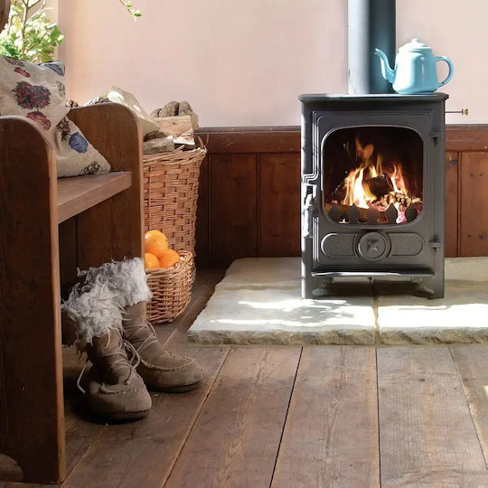 Charnwood Country 4 Steel Wood Stove 4.8kW Brown