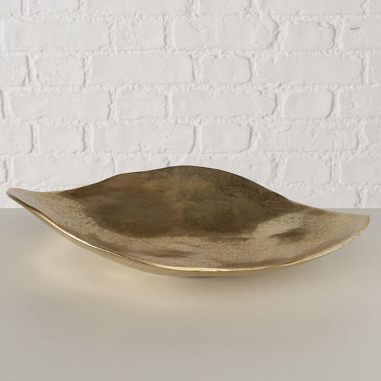 MSA Decorative Aluminum Gold Bowl 42x27x7.5cm MSA Decorative Aluminum Gold Bowl 42x27x7.5cm