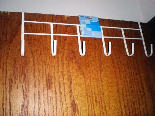 Door Hook 6 Slots Metallic