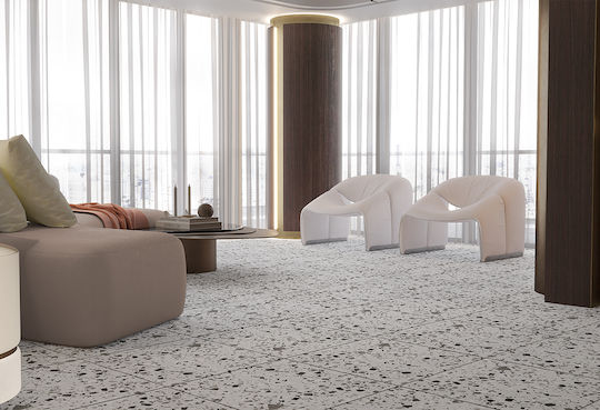 Kai Group Floor / Wall Tile for Outdoor Use Porcelain Matte 60x60cm White
