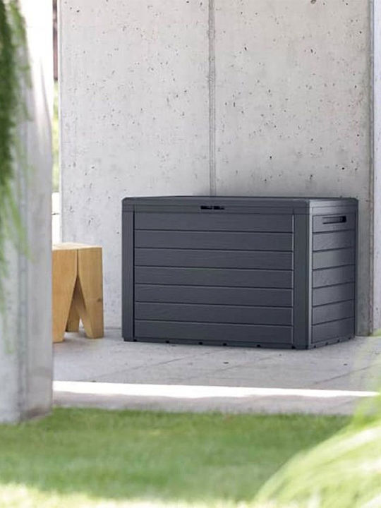 Stabplast Outdoor Storage Box 190lt Brown L78xW43.3xH55cm