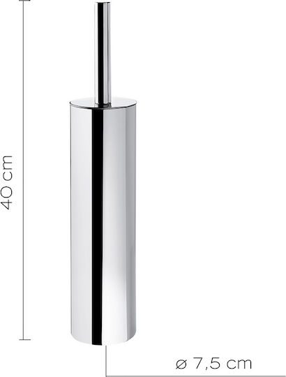 Gedy Edera Metallic Bathroom Toilet Brush