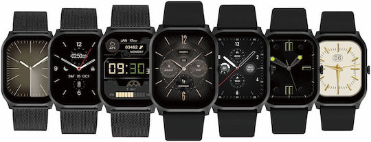 Kodak SW-7225 Smartwatch mit Herzfrequenzsensoren Schwarz