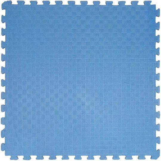 Olympus Sport Δάπεδο Παζλ Γυμναστηρίου Γκρι 100x100x1.3cm 1τμχ