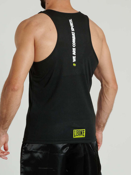 Leone 1947 Tricou Fără Mâneci Pentru Bărbați AB236 Pentru Box Negru