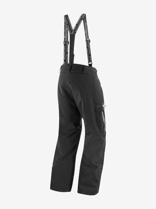Salomon Brilliant LC2635500 Ανδρικό Παντελόνι Σκι & Snowboard Μαύρο
