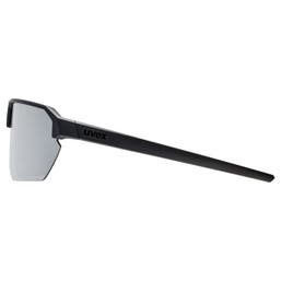 Uvex Cycling Glasses with Black Frame and Mirror Lenses