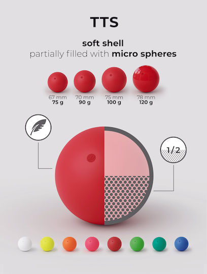 Softball Pentru Copii Portocaliu 7.5cm