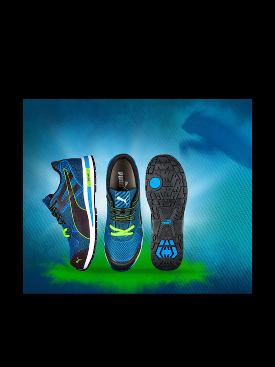 PUMA Blaze Knit Low Work Shoe Blue S1PS with HRO SRC Certification