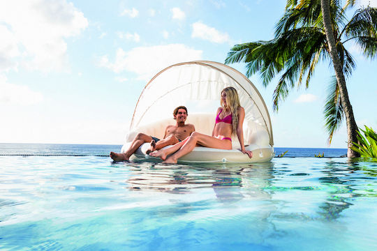 Intex Inflatable Island for 2 People Beige 199x150cm