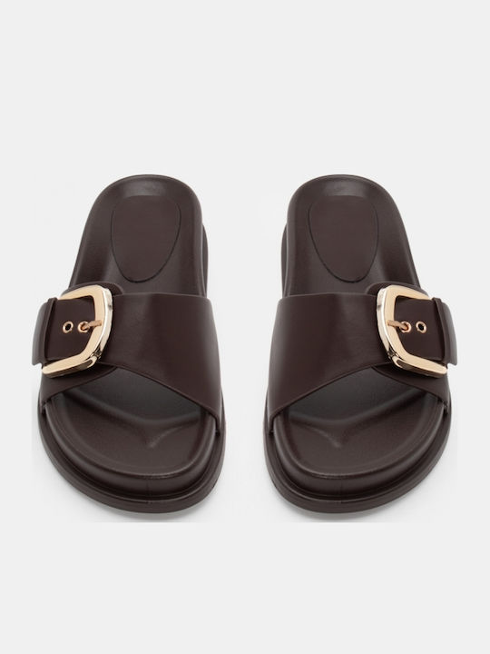 Дамски Сандали Flatforms Кафяви