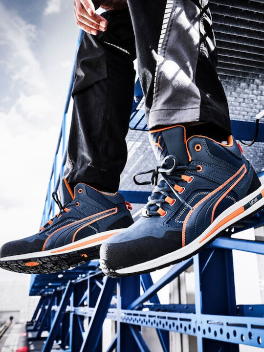 PUMA Crosstwist Waterproof Safety Boot Blue S3 with FO HRO SR Certification