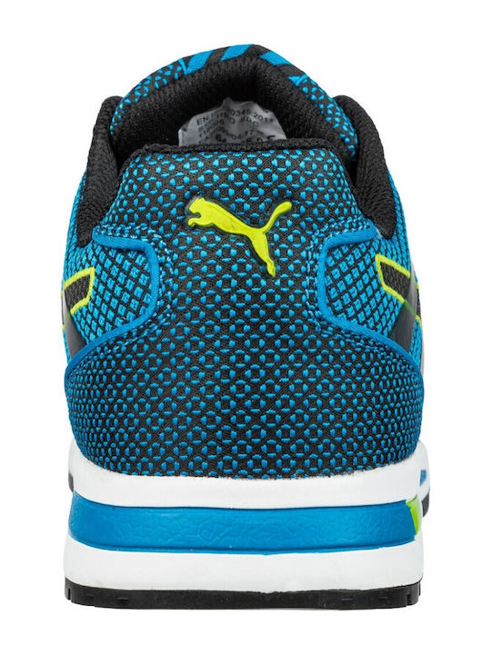 PUMA Blaze Knit Αδιάβροχο Παπούτσι Εργασίας Μπλε S1PS με Πιστοποίηση HRO, (M),SR