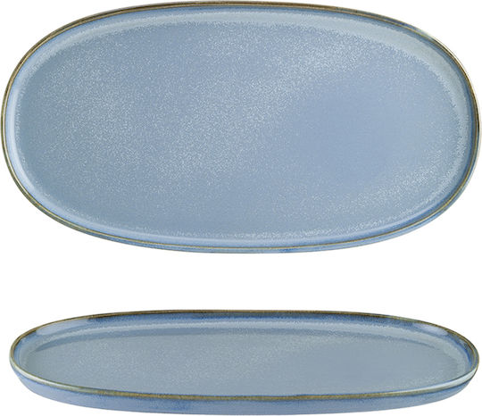 Bonna Oval Serving Platter Made of Blue Porcelain 30x16cm Skyhyg30ov