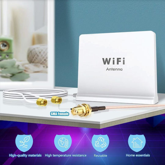 Rp-sma Buchse zu 2 Ts9 R Wifi Antennen Verlängerungskabel Rg316 Adapterkabel 30cm