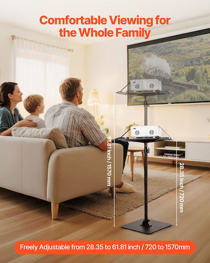 Vevor Βάση Projector Δαπέδου με Μέγιστο Φορτίο 5kg