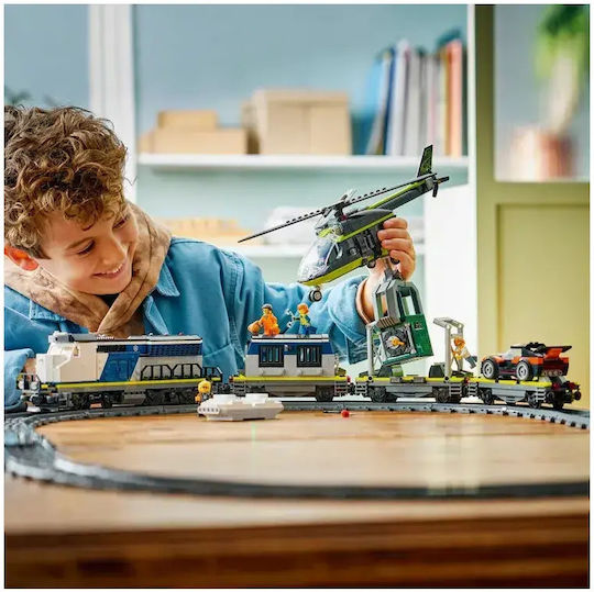LEGO Building Blocks Police Train Heist for 7+ Years 1313 Pieces