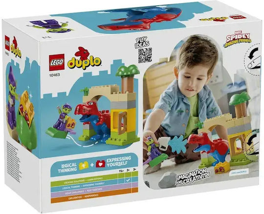 LEGO Duplo Spidey-Rex Динозавър срещу Green Goblin за 2+ години 25 броя