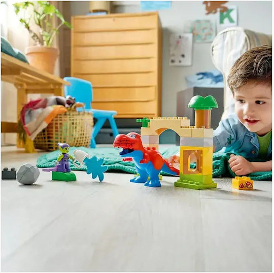 LEGO Duplo Spidey-Rex Динозавър срещу Green Goblin за 2+ години 25 броя