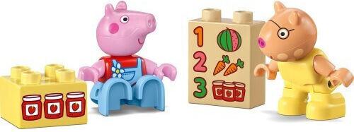 LEGO Duplo Peppa Pig - Traktor und Markt für 2+ Jahre 18 Stück