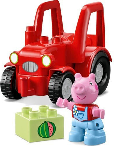 LEGO Duplo Peppa Pig - Traktor und Markt für 2+ Jahre 18 Stück