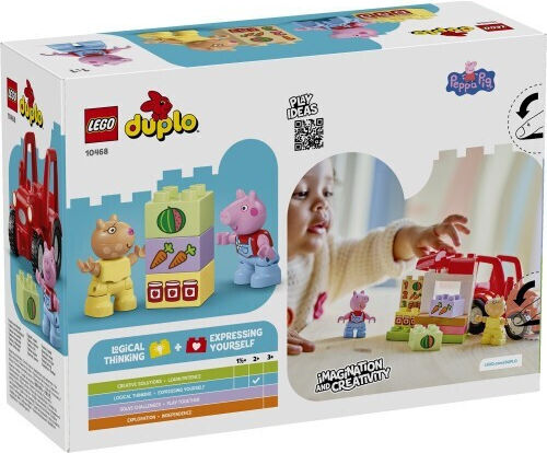 LEGO Duplo Peppa Pig - Traktor und Markt für 2+ Jahre 18 Stück