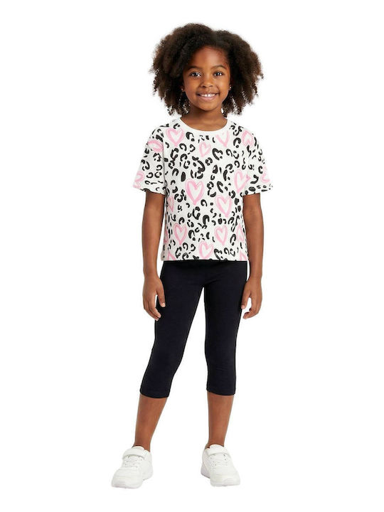 Trax Kinderbekleidungsset mit Leggings Weiß 2 Stück Trax Kinderbekleidungsset mit Leggings Weiß 2 Stück
