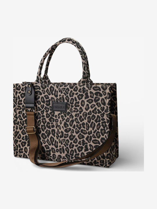 Fabric Women's Handbag Navy Blue