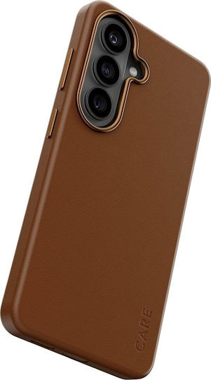 PanzerGlass Care Back Cover Leather Brown Galaxy S26 Nokia 2.4