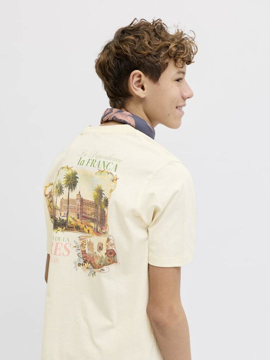 Kinder-T-Shirt Beige