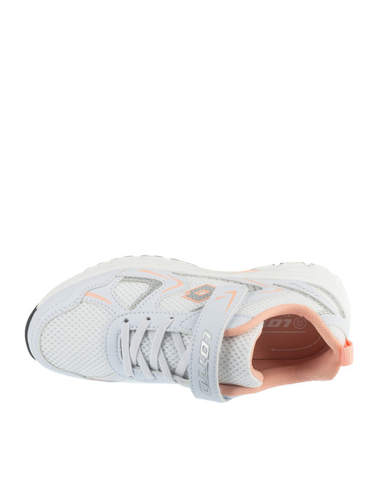 Kitaura Παιδικά Sneakers με Σκρατς Λευκά
